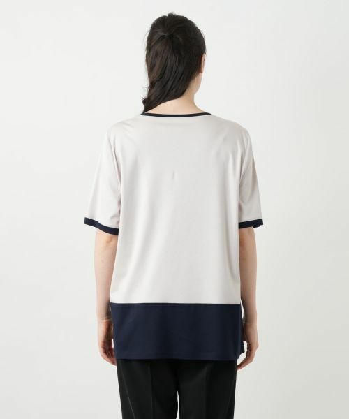 Leilian PLUS HOUSE / レリアンプラスハウス カットソー | スパンコール刺繍カットソー | 詳細10