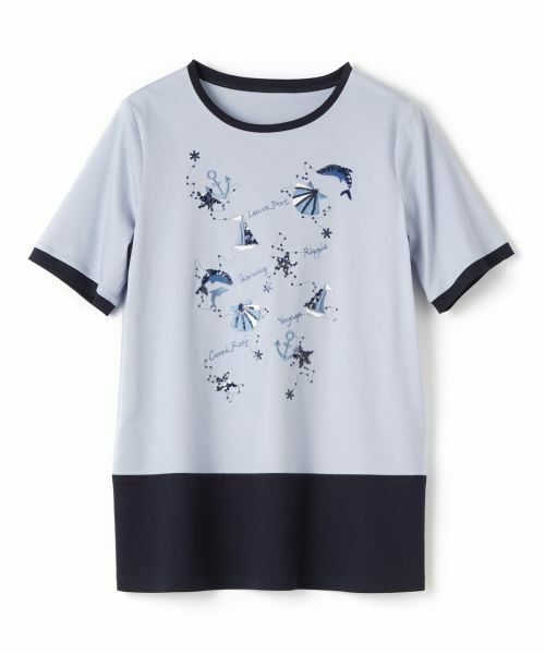 Leilian PLUS HOUSE / レリアンプラスハウス カットソー | スパンコール刺繍カットソー | 詳細19