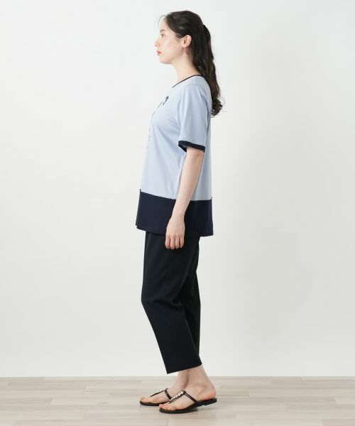 Leilian PLUS HOUSE / レリアンプラスハウス カットソー | スパンコール刺繍カットソー | 詳細2