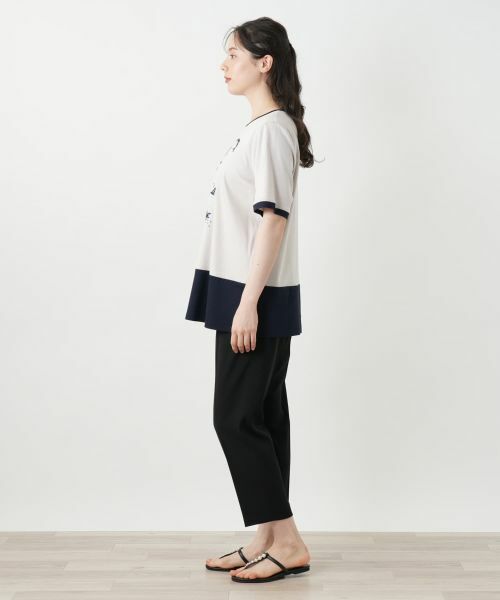 Leilian PLUS HOUSE / レリアンプラスハウス カットソー | スパンコール刺繍カットソー | 詳細6