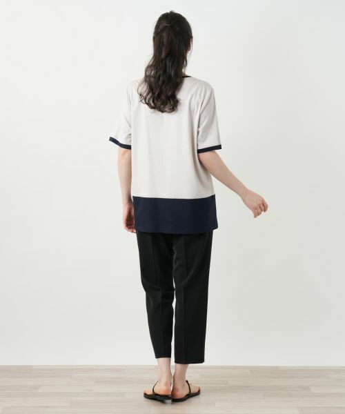 Leilian PLUS HOUSE / レリアンプラスハウス カットソー | スパンコール刺繍カットソー | 詳細7