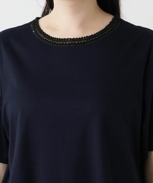 Leilian PLUS HOUSE / レリアンプラスハウス カットソー | 刺繍クルーネックカットソー | 詳細10