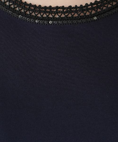 Leilian PLUS HOUSE / レリアンプラスハウス カットソー | 刺繍クルーネックカットソー | 詳細15