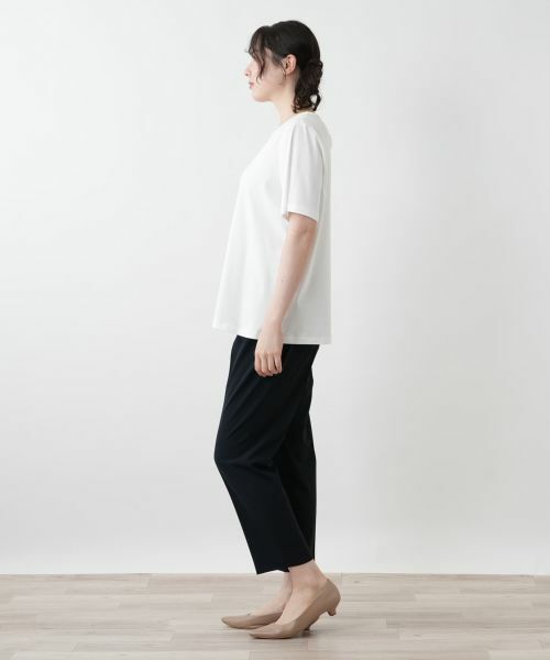 Leilian PLUS HOUSE / レリアンプラスハウス カットソー | 刺繍クルーネックカットソー | 詳細2