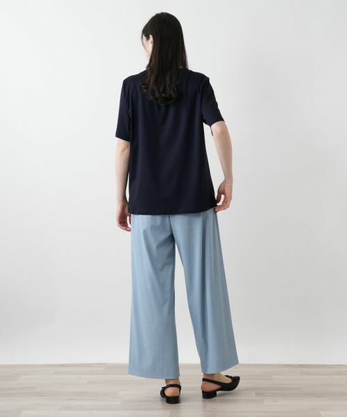 Leilian PLUS HOUSE / レリアンプラスハウス カットソー | 刺繍クルーネックカットソー | 詳細6