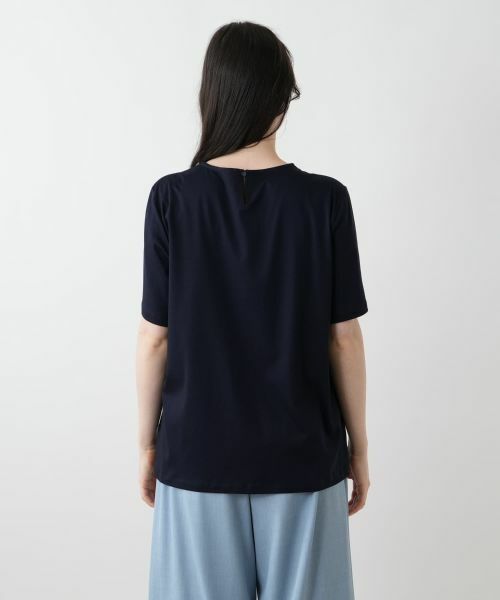 Leilian PLUS HOUSE / レリアンプラスハウス カットソー | 刺繍クルーネックカットソー | 詳細9