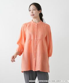 Leilian PLUS HOUSE / レリアンプラスハウス シャツ・ブラウス | バンドカラーブラウス