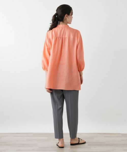 Leilian PLUS HOUSE / レリアンプラスハウス シャツ・ブラウス | バンドカラーブラウス | 詳細6