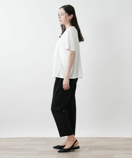 Leilian PLUS HOUSE / レリアンプラスハウス カットソー | レース刺繍ブラウス | 詳細2