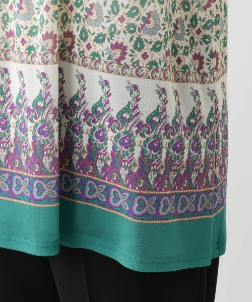 Leilian PLUS HOUSE / レリアンプラスハウス シャツ・ブラウス | プリントブラウス【Leilian WHITE LABEL】 | 詳細10