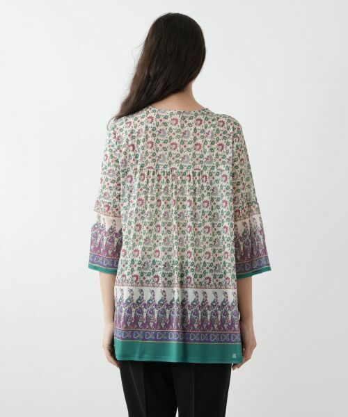 Leilian PLUS HOUSE / レリアンプラスハウス シャツ・ブラウス | プリントブラウス【Leilian WHITE LABEL】 | 詳細6