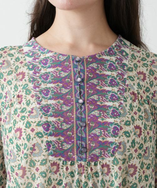 Leilian PLUS HOUSE / レリアンプラスハウス シャツ・ブラウス | プリントブラウス【Leilian WHITE LABEL】 | 詳細7