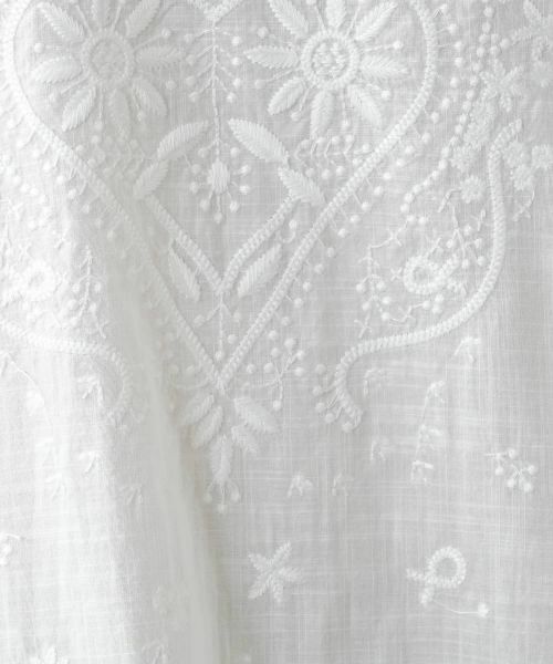 Leilian PLUS HOUSE / レリアンプラスハウス シャツ・ブラウス | 刺繍フレアスリーブブラウス【Leilian WHITE LABEL】 | 詳細16