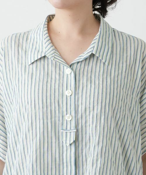Leilian PLUS HOUSE / レリアンプラスハウス シャツ・ブラウス | ストライプブラウス【Leilian WHITE LABEL】 | 詳細10