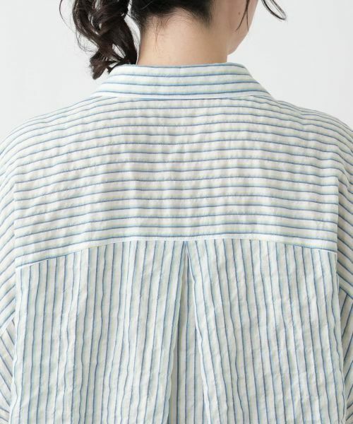 Leilian PLUS HOUSE / レリアンプラスハウス シャツ・ブラウス | ストライプブラウス【Leilian WHITE LABEL】 | 詳細11