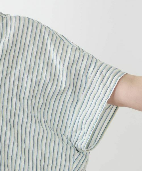 Leilian PLUS HOUSE / レリアンプラスハウス シャツ・ブラウス | ストライプブラウス【Leilian WHITE LABEL】 | 詳細12