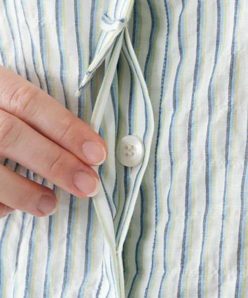 Leilian PLUS HOUSE / レリアンプラスハウス シャツ・ブラウス | ストライプブラウス【Leilian WHITE LABEL】 | 詳細13