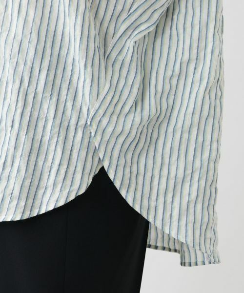 Leilian PLUS HOUSE / レリアンプラスハウス シャツ・ブラウス | ストライプブラウス【Leilian WHITE LABEL】 | 詳細14