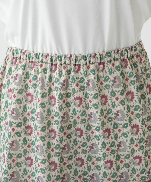 Leilian PLUS HOUSE / レリアンプラスハウス ミニ・ひざ丈スカート | プリントロングスカート【Leilian WHITE LABEL】 | 詳細7