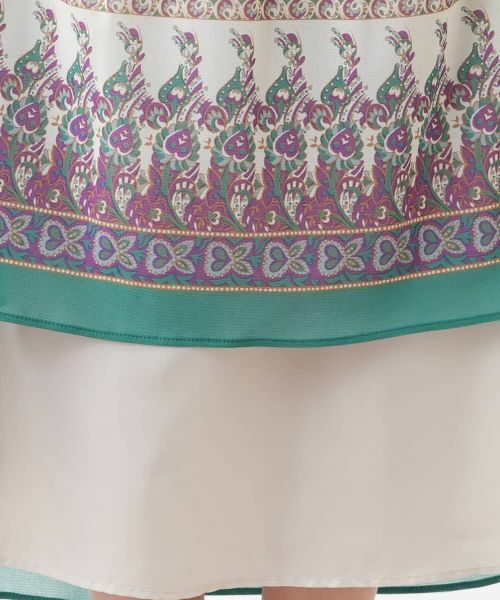 Leilian PLUS HOUSE / レリアンプラスハウス ミニ・ひざ丈スカート | プリントロングスカート【Leilian WHITE LABEL】 | 詳細9