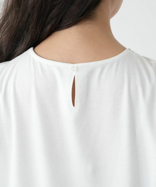 Leilian PLUS HOUSE / レリアンプラスハウス Tシャツ | 刺繍カットソー【Leilian WHITE LABEL】 | 詳細11