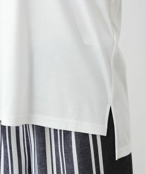 Leilian PLUS HOUSE / レリアンプラスハウス Tシャツ | 刺繍カットソー【Leilian WHITE LABEL】 | 詳細13