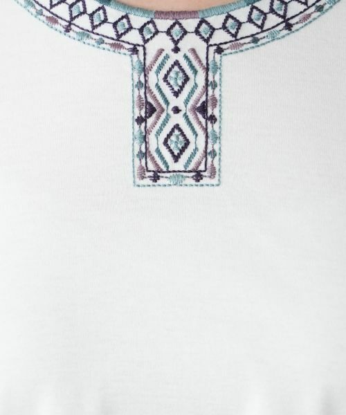 Leilian PLUS HOUSE / レリアンプラスハウス Tシャツ | 刺繍カットソー【Leilian WHITE LABEL】 | 詳細15