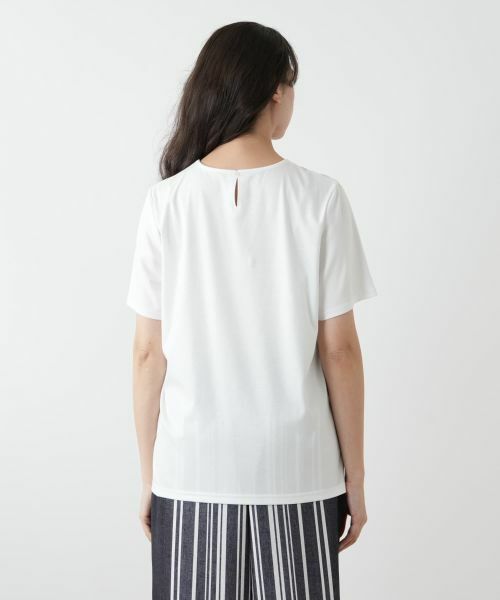Leilian PLUS HOUSE / レリアンプラスハウス Tシャツ | 刺繍カットソー【Leilian WHITE LABEL】 | 詳細9