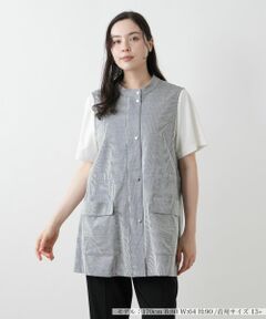 Leilian PLUS HOUSE / レリアンプラスハウス テーラードジャケット | スタンドカラーベスト【Leilian WHITE LABEL】