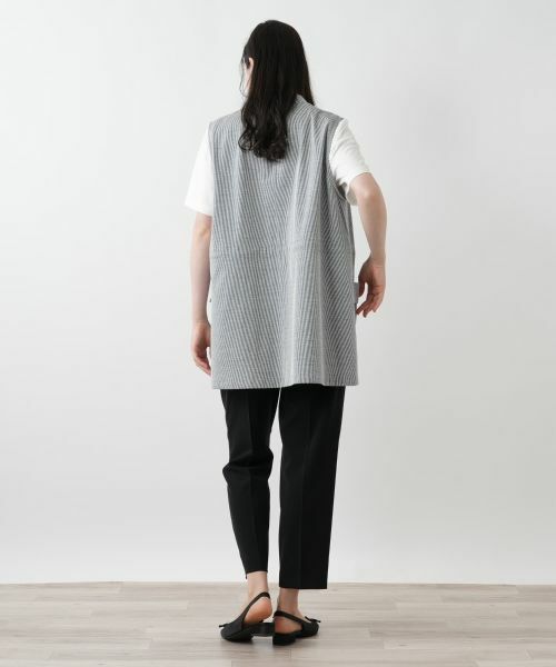 Leilian PLUS HOUSE / レリアンプラスハウス テーラードジャケット | スタンドカラーベスト【Leilian WHITE LABEL】 | 詳細3