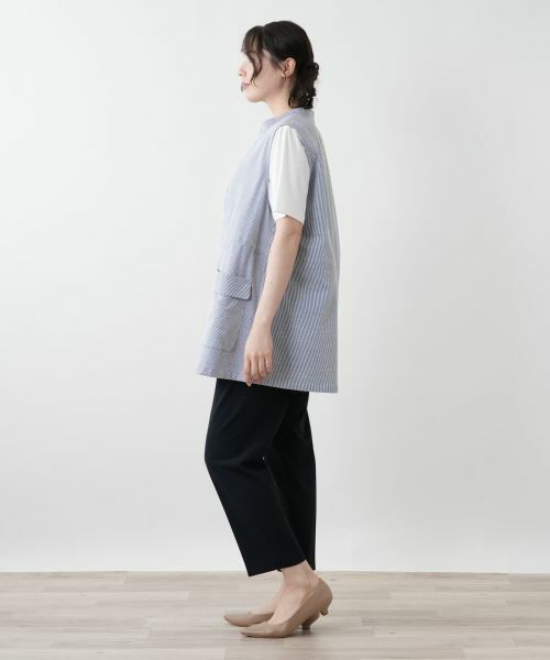 Leilian PLUS HOUSE / レリアンプラスハウス テーラードジャケット | スタンドカラーベスト【Leilian WHITE LABEL】 | 詳細5