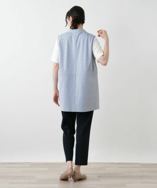 Leilian PLUS HOUSE / レリアンプラスハウス テーラードジャケット | スタンドカラーベスト【Leilian WHITE LABEL】 | 詳細6