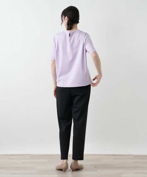 Leilian PLUS HOUSE / レリアンプラスハウス カットソー | 刺繍クルーネックカットソー【Leilian WHITE LABEL】 | 詳細12