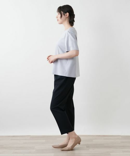 Leilian PLUS HOUSE / レリアンプラスハウス カットソー | 刺繍クルーネックカットソー【Leilian WHITE LABEL】 | 詳細5