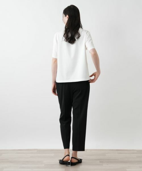 Leilian PLUS HOUSE / レリアンプラスハウス カットソー | 刺繍クルーネックカットソー【Leilian WHITE LABEL】 | 詳細9