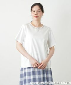 Leilian PLUS HOUSE / レリアンプラスハウス 【店舗人気】レイヤードトップス【MUSE BY ROCHAS Premiere】 店舗人気】麻ブラウス|レリアン プラスハウス | レリアン公式
