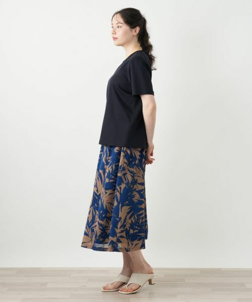 Leilian PLUS HOUSE / レリアンプラスハウス カットソー | 刺繍クルーネックカットソー【Leilian WHITE LABEL】 | 詳細2