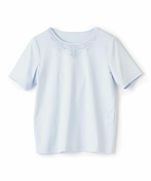 Leilian PLUS HOUSE / レリアンプラスハウス カットソー | 刺繍クルーネックカットソー【Leilian WHITE LABEL】 | 詳細23