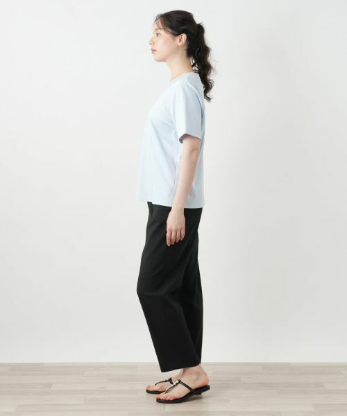 Leilian PLUS HOUSE / レリアンプラスハウス カットソー | 刺繍クルーネックカットソー【Leilian WHITE LABEL】 | 詳細5