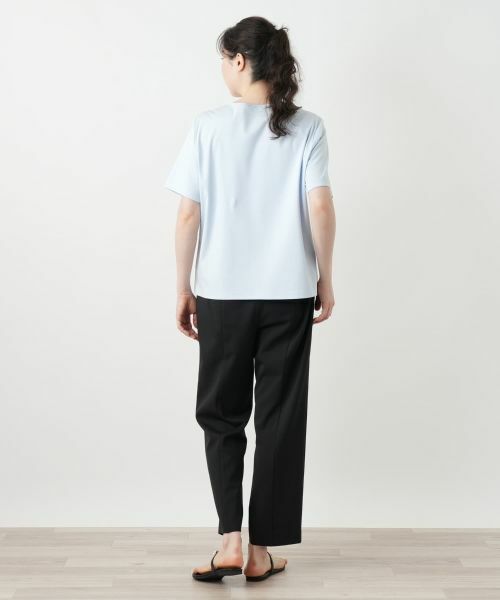 Leilian PLUS HOUSE / レリアンプラスハウス カットソー | 刺繍クルーネックカットソー【Leilian WHITE LABEL】 | 詳細6