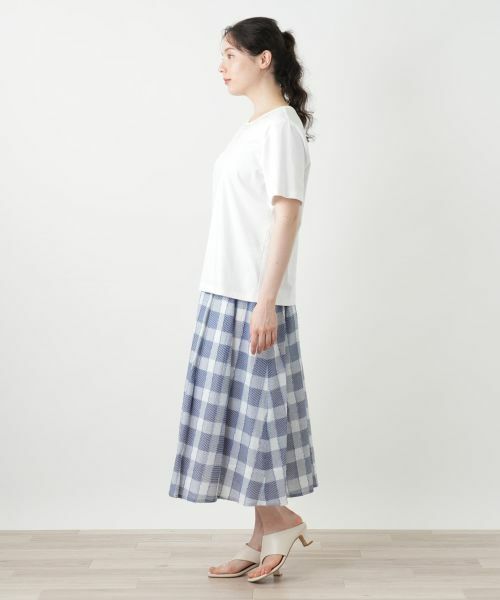 Leilian PLUS HOUSE / レリアンプラスハウス カットソー | 刺繍クルーネックカットソー【Leilian WHITE LABEL】 | 詳細8