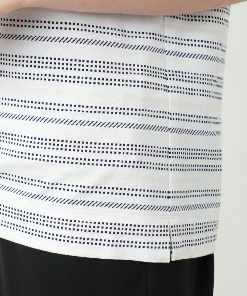 Leilian PLUS HOUSE / レリアンプラスハウス カットソー | マルチボーダーカットソー【Leilian WHITE LABEL】 | 詳細10