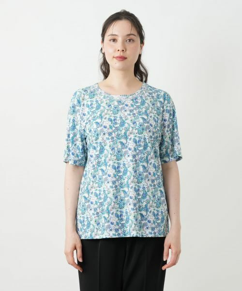 Leilian PLUS HOUSE / レリアンプラスハウス カットソー | ペイズリー柄カットソー【Leilian WHITE LABEL】 | 詳細10