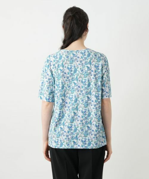 Leilian PLUS HOUSE / レリアンプラスハウス カットソー | ペイズリー柄カットソー【Leilian WHITE LABEL】 | 詳細12