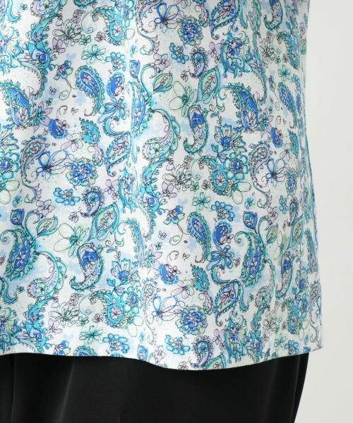 Leilian PLUS HOUSE / レリアンプラスハウス カットソー | ペイズリー柄カットソー【Leilian WHITE LABEL】 | 詳細16