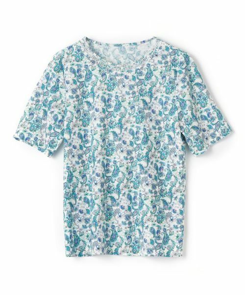 Leilian PLUS HOUSE / レリアンプラスハウス カットソー | ペイズリー柄カットソー【Leilian WHITE LABEL】 | 詳細18