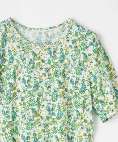 Leilian PLUS HOUSE / レリアンプラスハウス カットソー | ペイズリー柄カットソー【Leilian WHITE LABEL】 | 詳細24