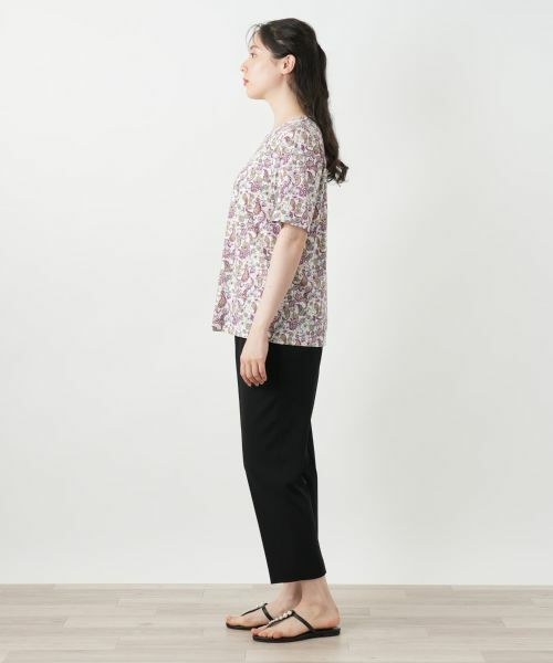 Leilian PLUS HOUSE / レリアンプラスハウス カットソー | ペイズリー柄カットソー【Leilian WHITE LABEL】 | 詳細5