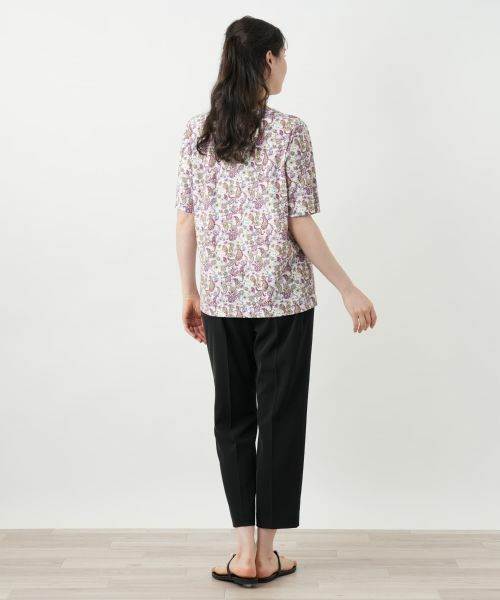 Leilian PLUS HOUSE / レリアンプラスハウス カットソー | ペイズリー柄カットソー【Leilian WHITE LABEL】 | 詳細6