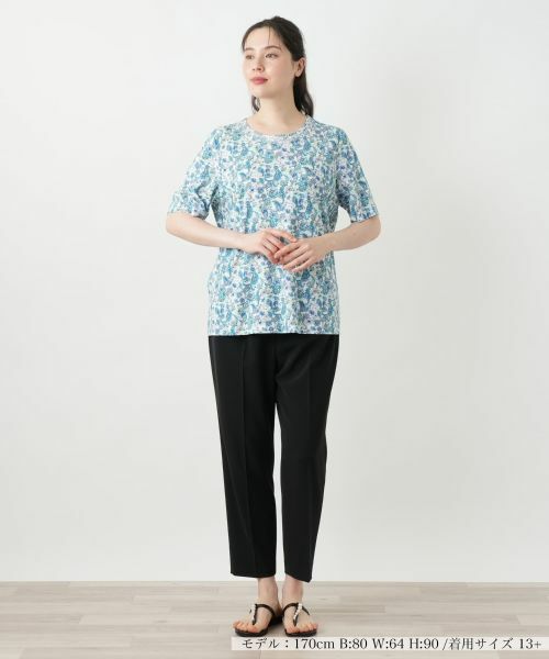 Leilian PLUS HOUSE / レリアンプラスハウス カットソー | ペイズリー柄カットソー【Leilian WHITE LABEL】 | 詳細7